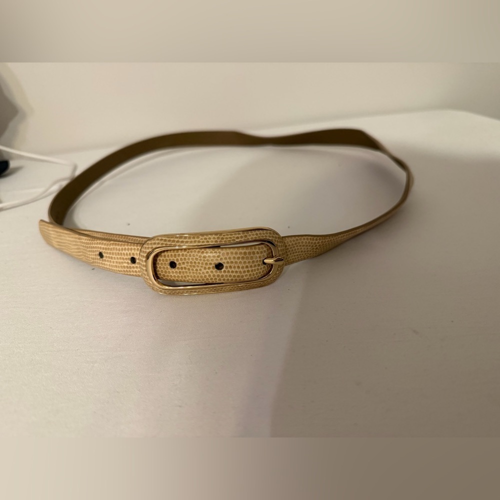3/$15 Elegant Snakeskin Textured Women's Belt